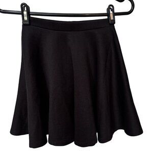 MADE BY JOHNNY Black Office Siren Skater Dance Skirt XS Stretch Classic CorpCore